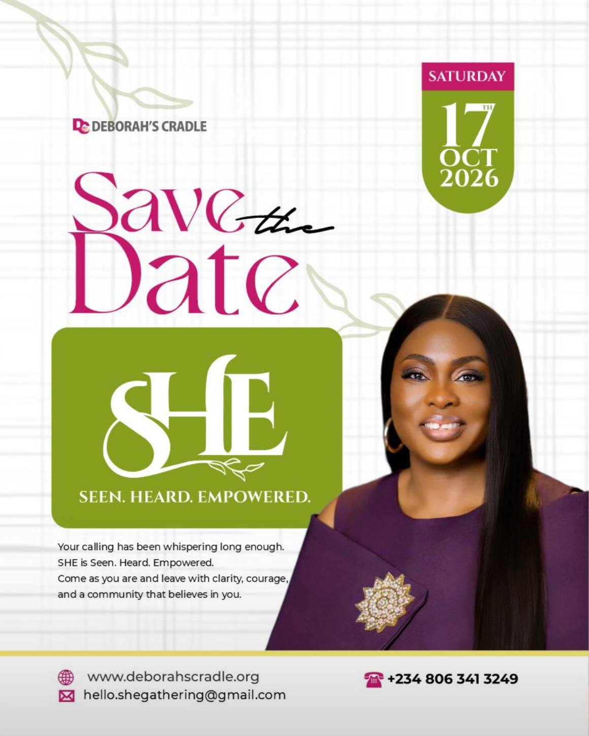 S.H.E - Seen. Heard. Empowered.